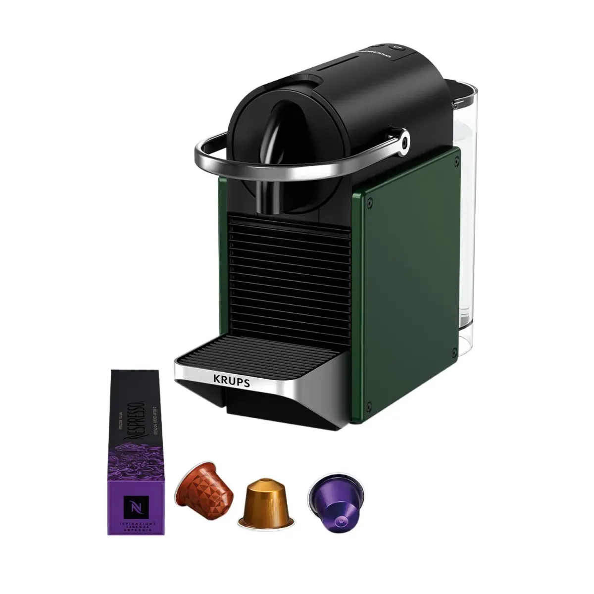 Krups Καφετιέρα Espresso Με κάψουλα XN3063V Nespresso Pixie Redesign Green