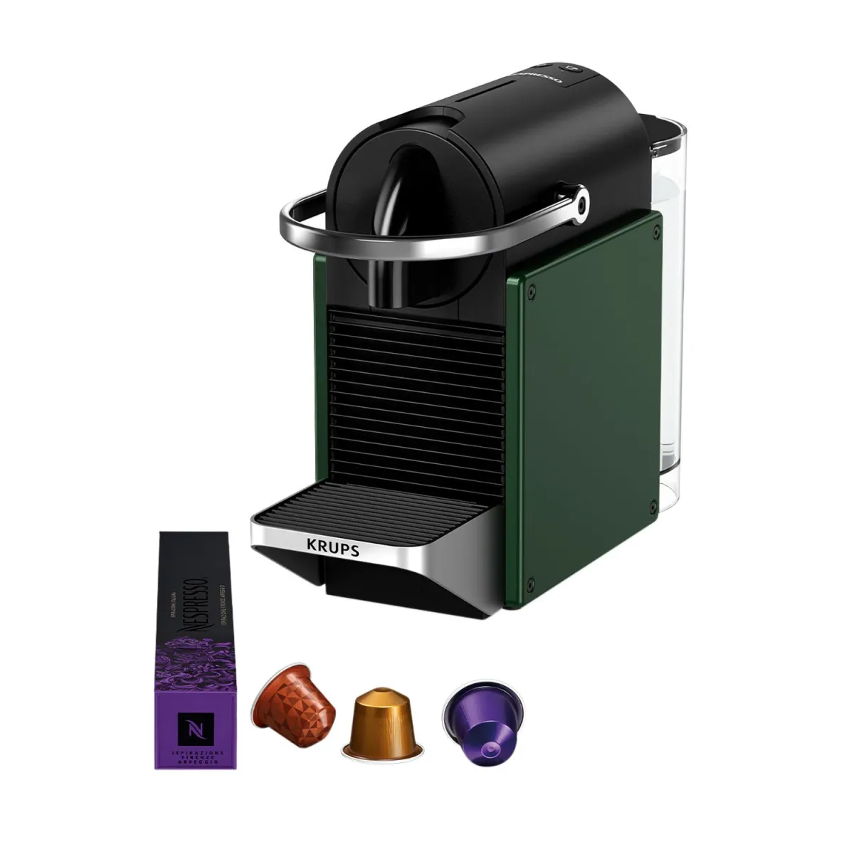 Krups Καφετιέρα Espresso Με κάψουλα XN3063V Nespresso Pixie Redesign Green