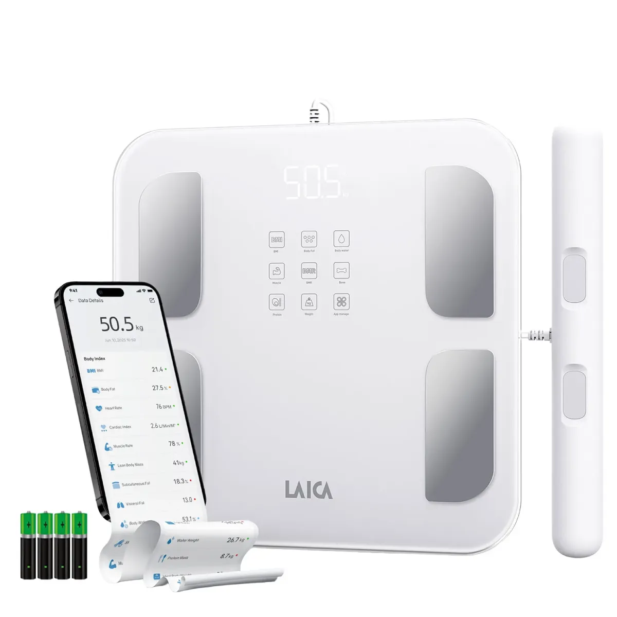 Laica Ζυγαριά Μπάνιου PS7126 W