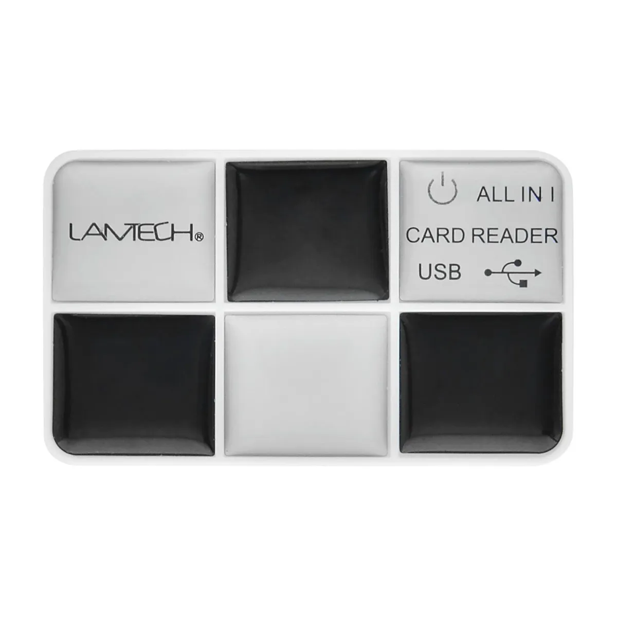 Lamtech Card Reader USB 2.0, Μαύρο