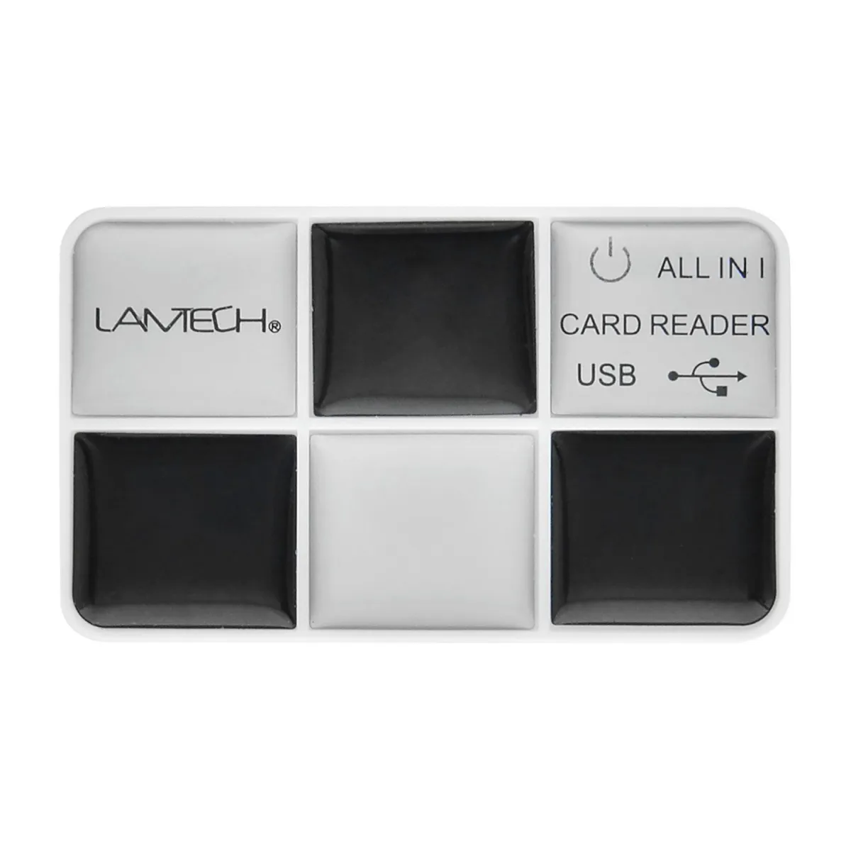 Lamtech Card Reader USB 2.0, Μαύρο