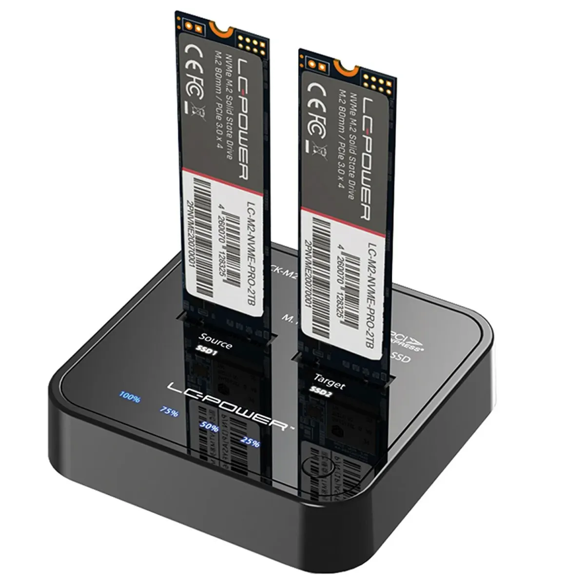LC-Power Docking Station NVMe M.2 SSD