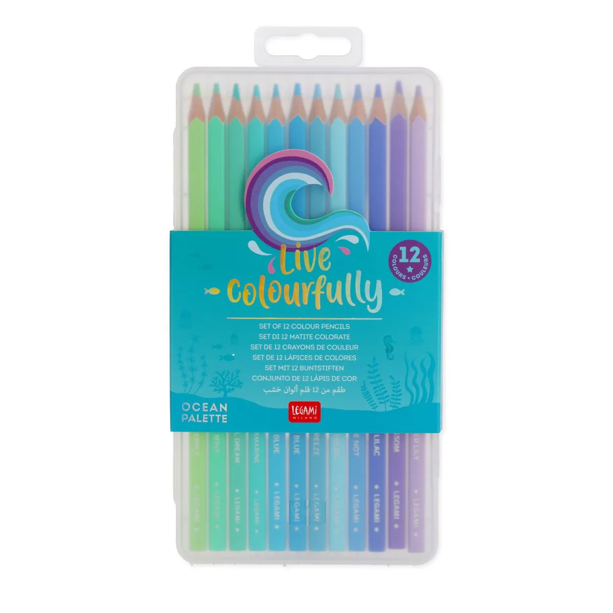 Legami Σετ Ξυλομπογιές 12τεμ. Ocean Palette