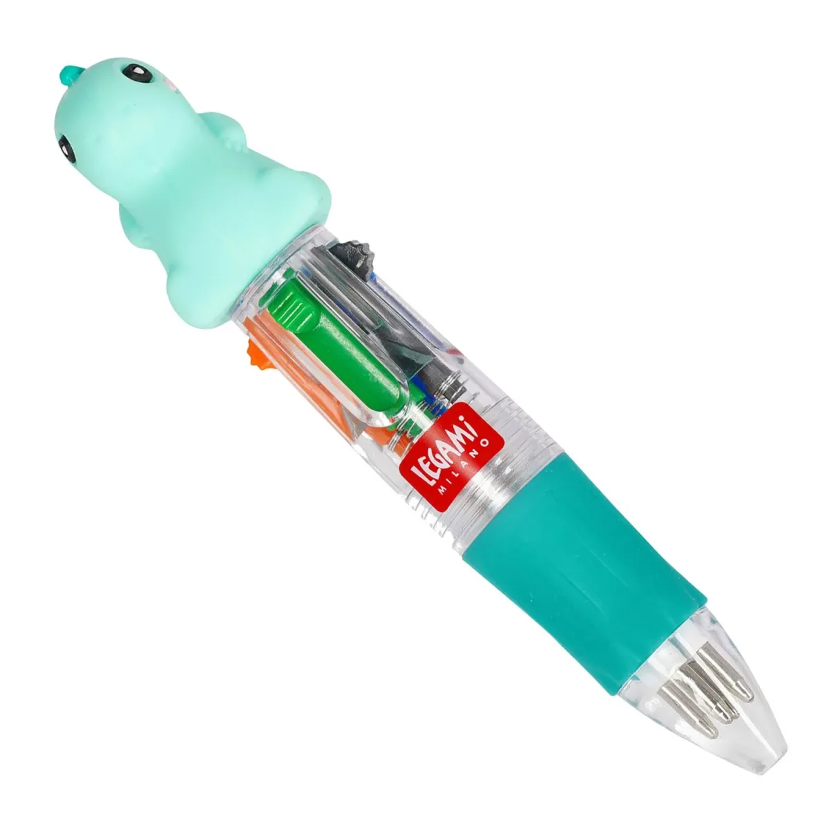 Legami Mini Στυλό Διαρκείας Dino 4 Χρώματα Πάχος Μύτης 1.0mm