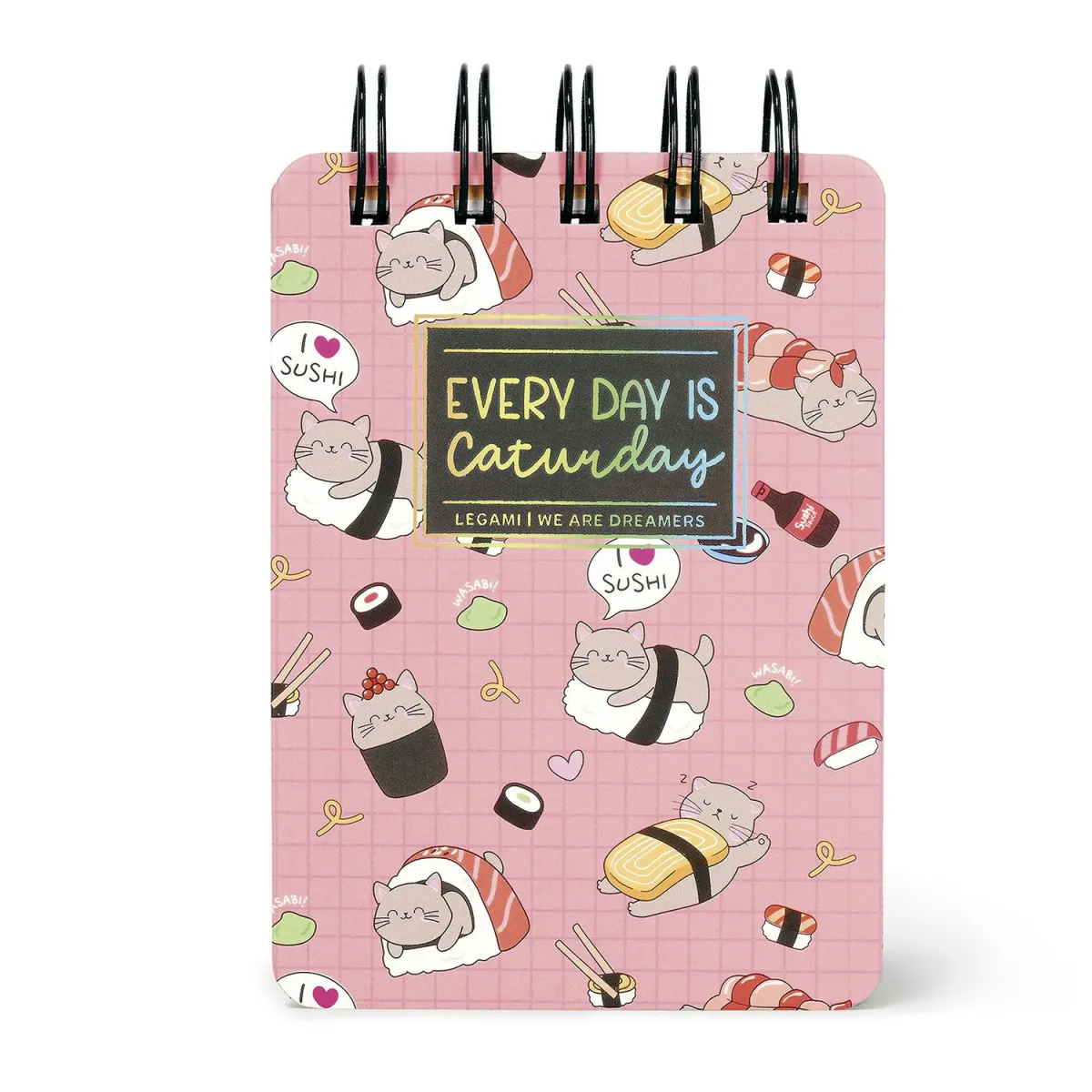 Legami Σημειωματάριο Σπιράλ Sushi Cat Mini