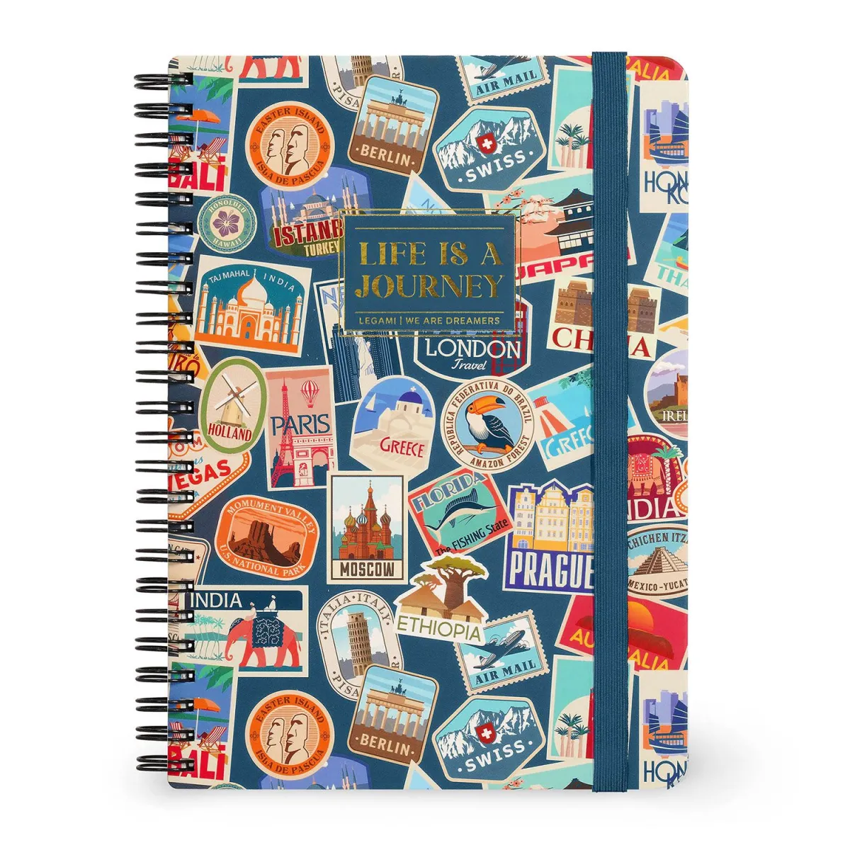 Legami Σημειωματάριο Σπιράλ Travel Stick Large