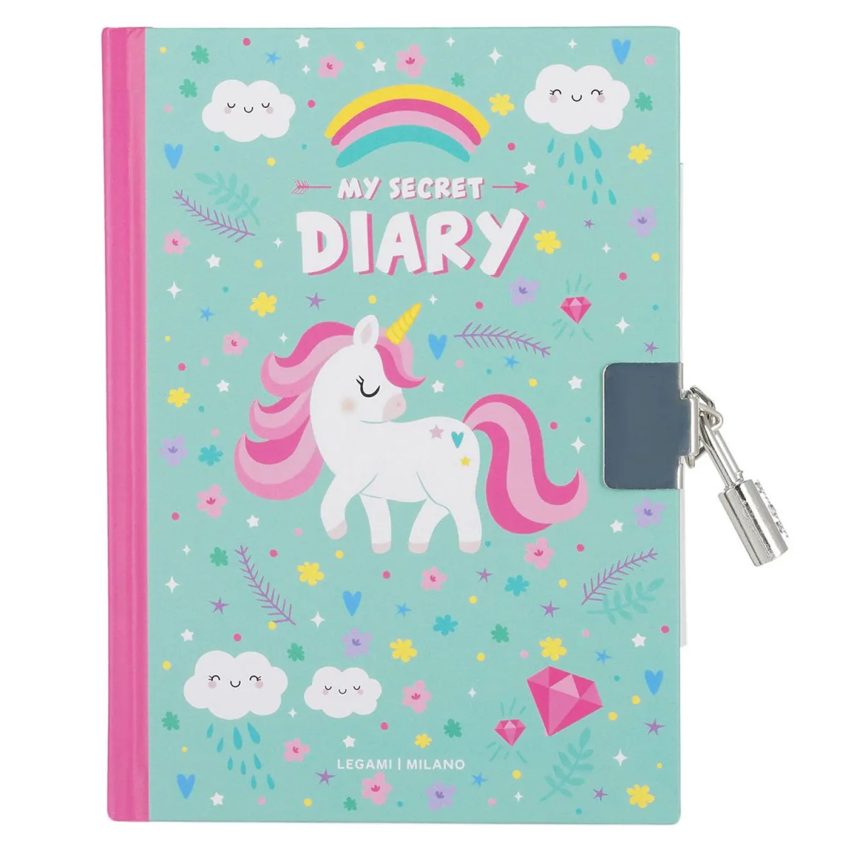 Legami Σημειωματάριο με Λουκέτο Unicorn