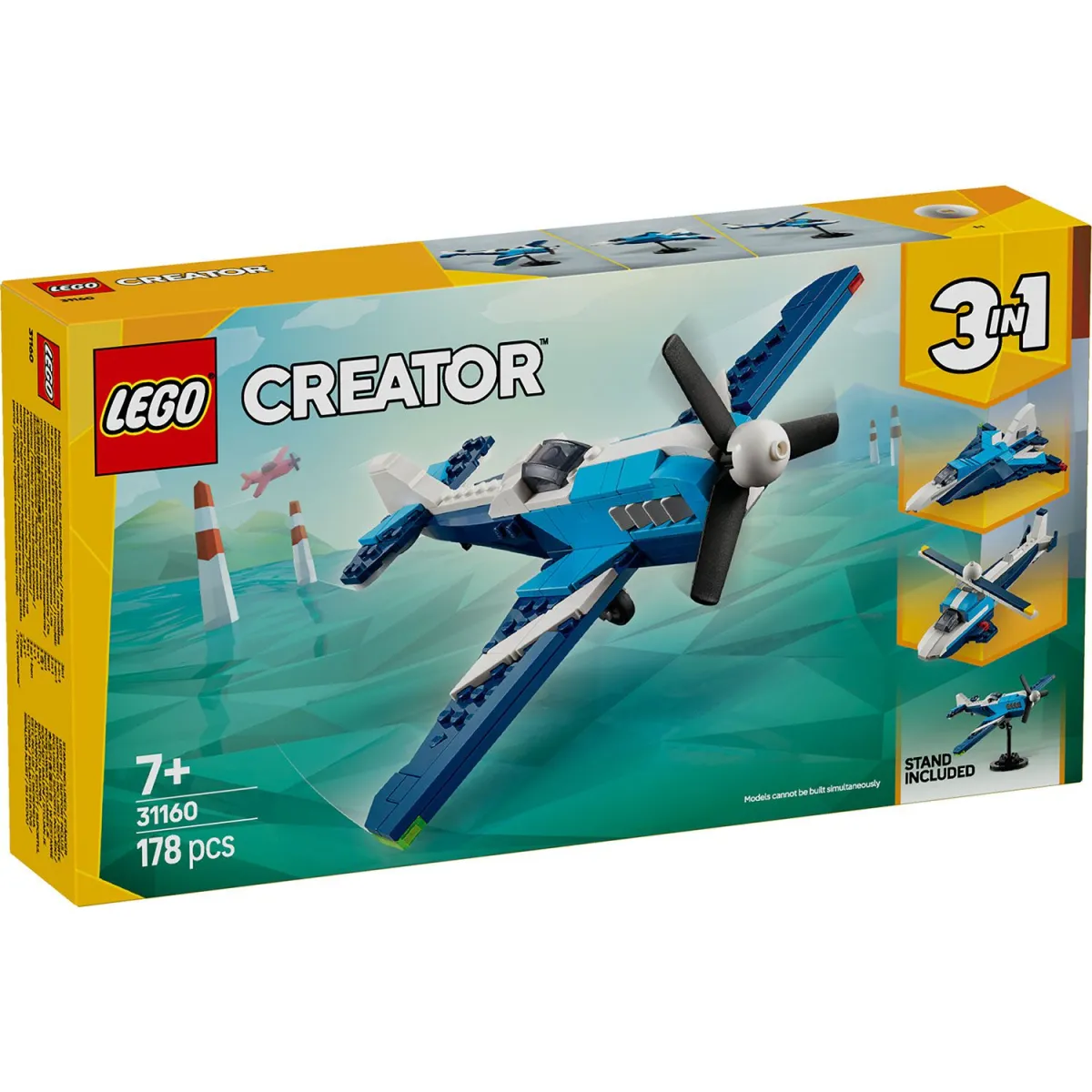 LEGO 31160 Αεροσκάφος: Αγωνιστικό Αεροπλάνο