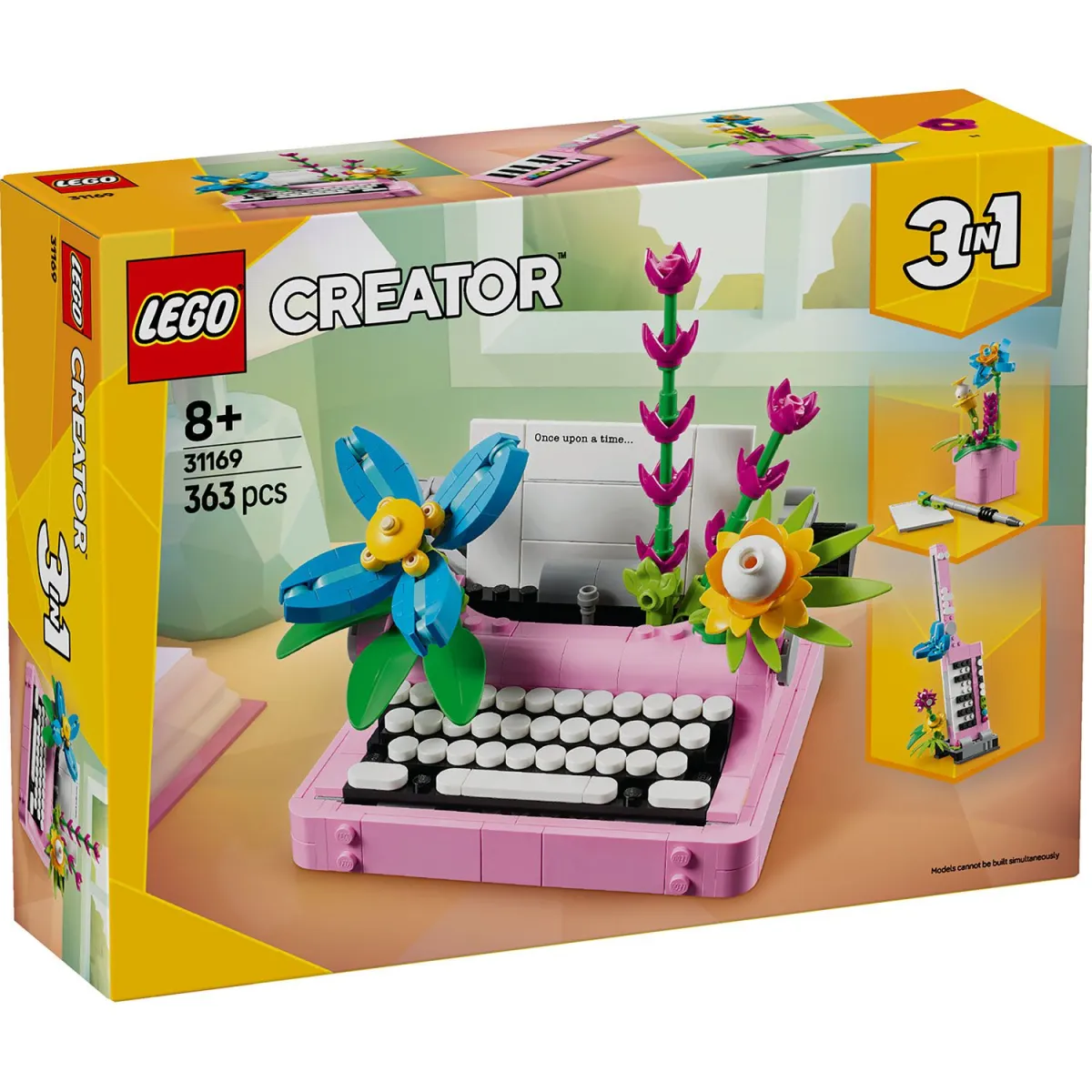 LEGO 31169 Γραφομηχανή με Λουλούδια