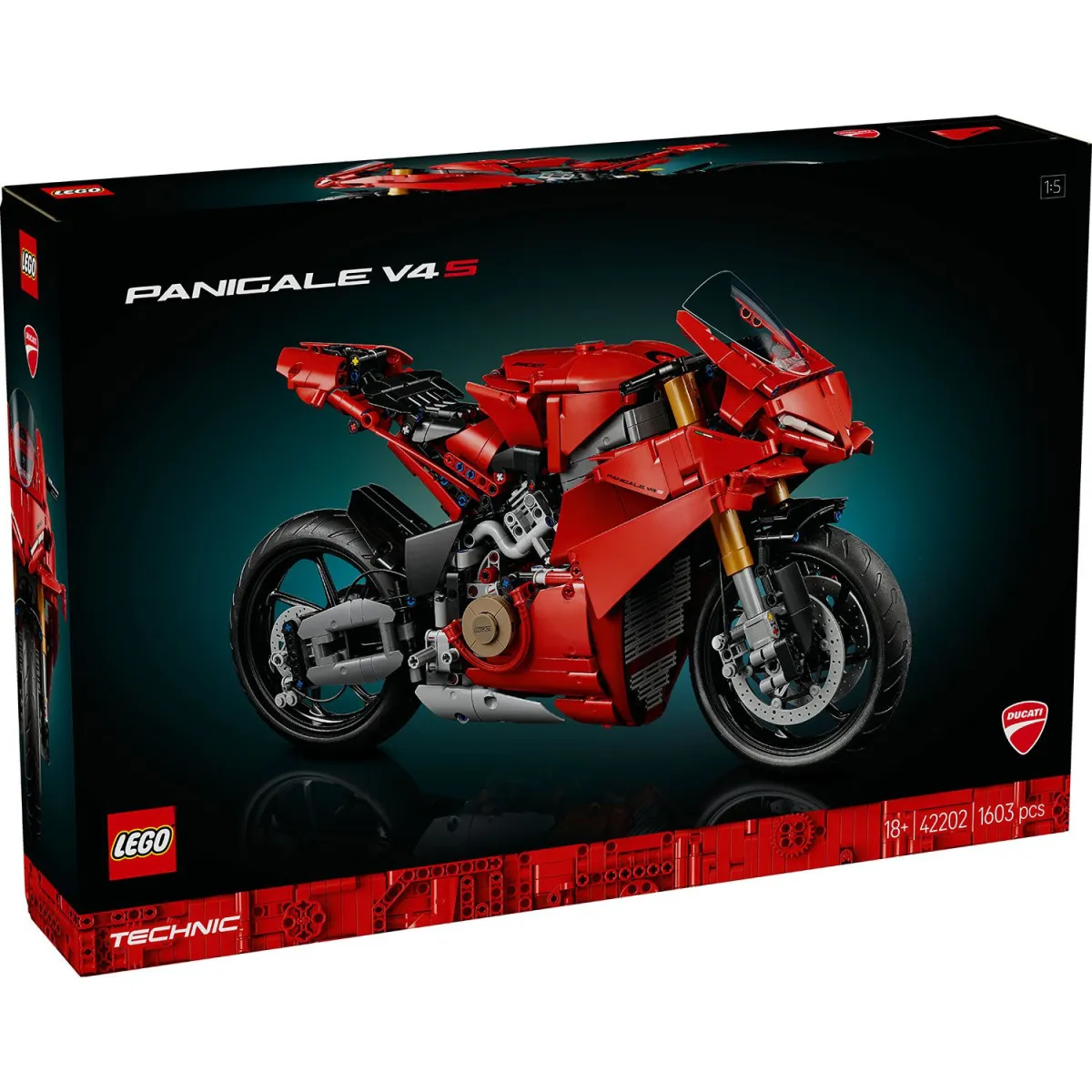 LEGO 42202 Ducati Panigale V4 S Motorcycle