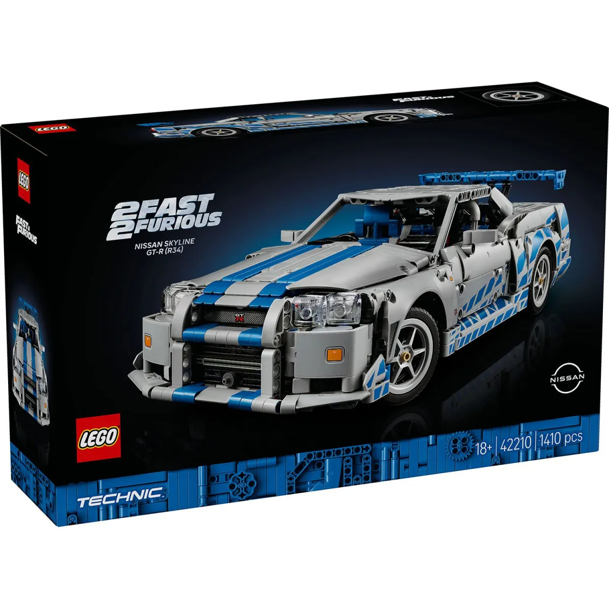 LEGO 42210 2 Fast 2 Furious Nissan Skyline Gt-R
