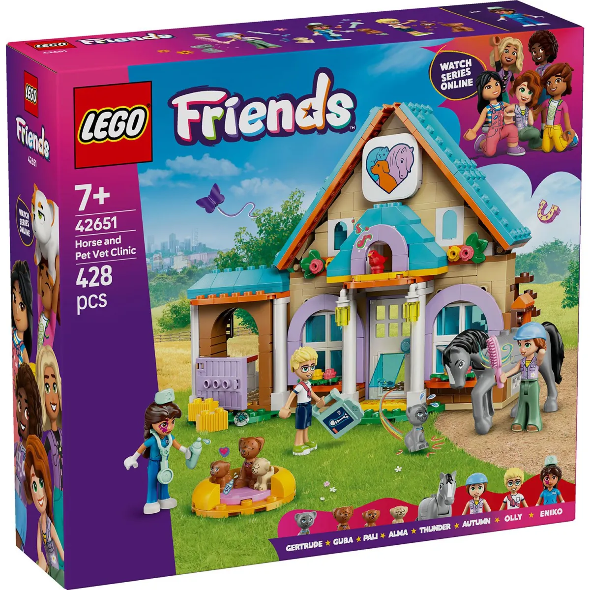 LEGO 42651 Κτηνιατρείο για Άλογα και Κατοικίδια Ζώα