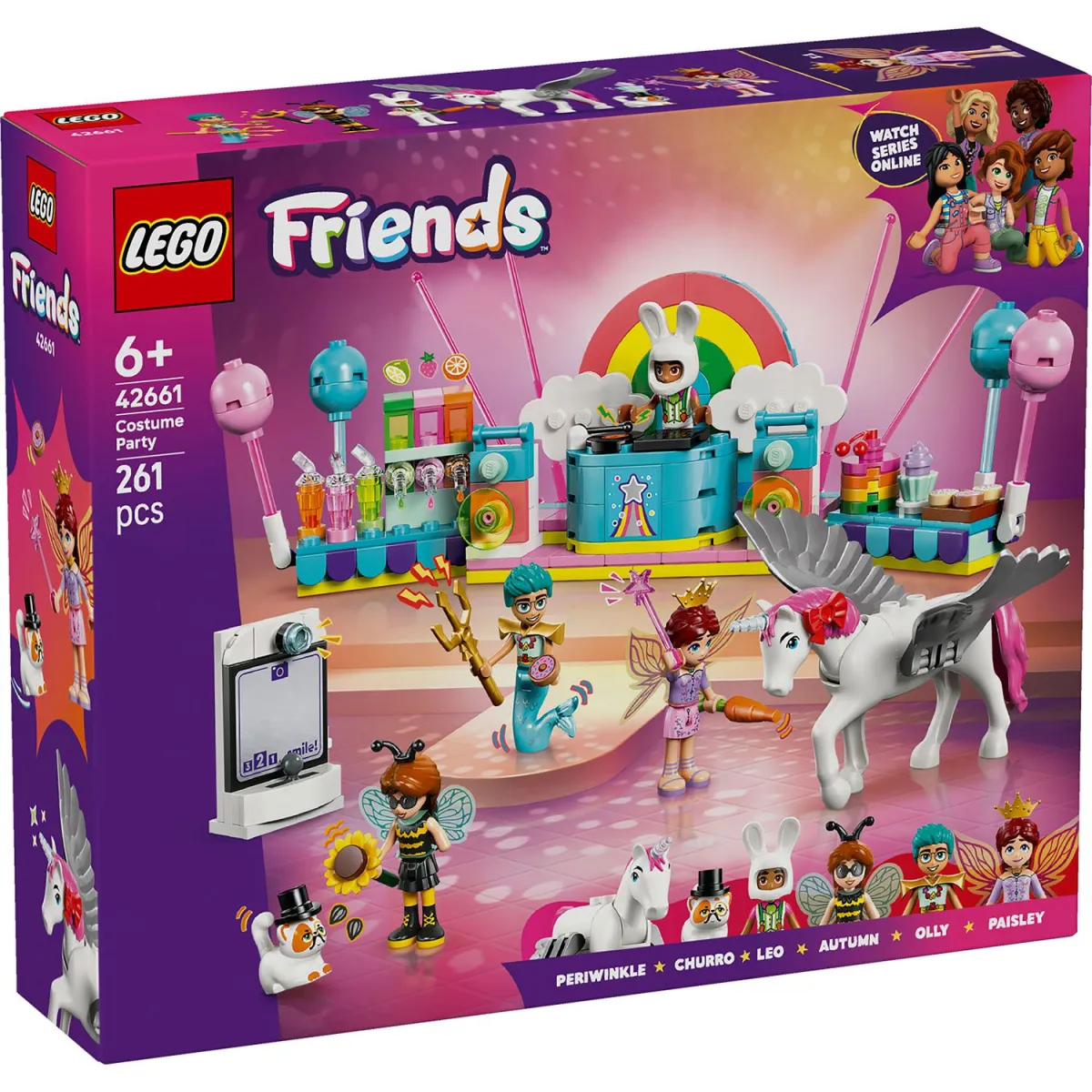LEGO 42661 Πάρτι Μασκέ με Μονόκερο & Νεράιδα
