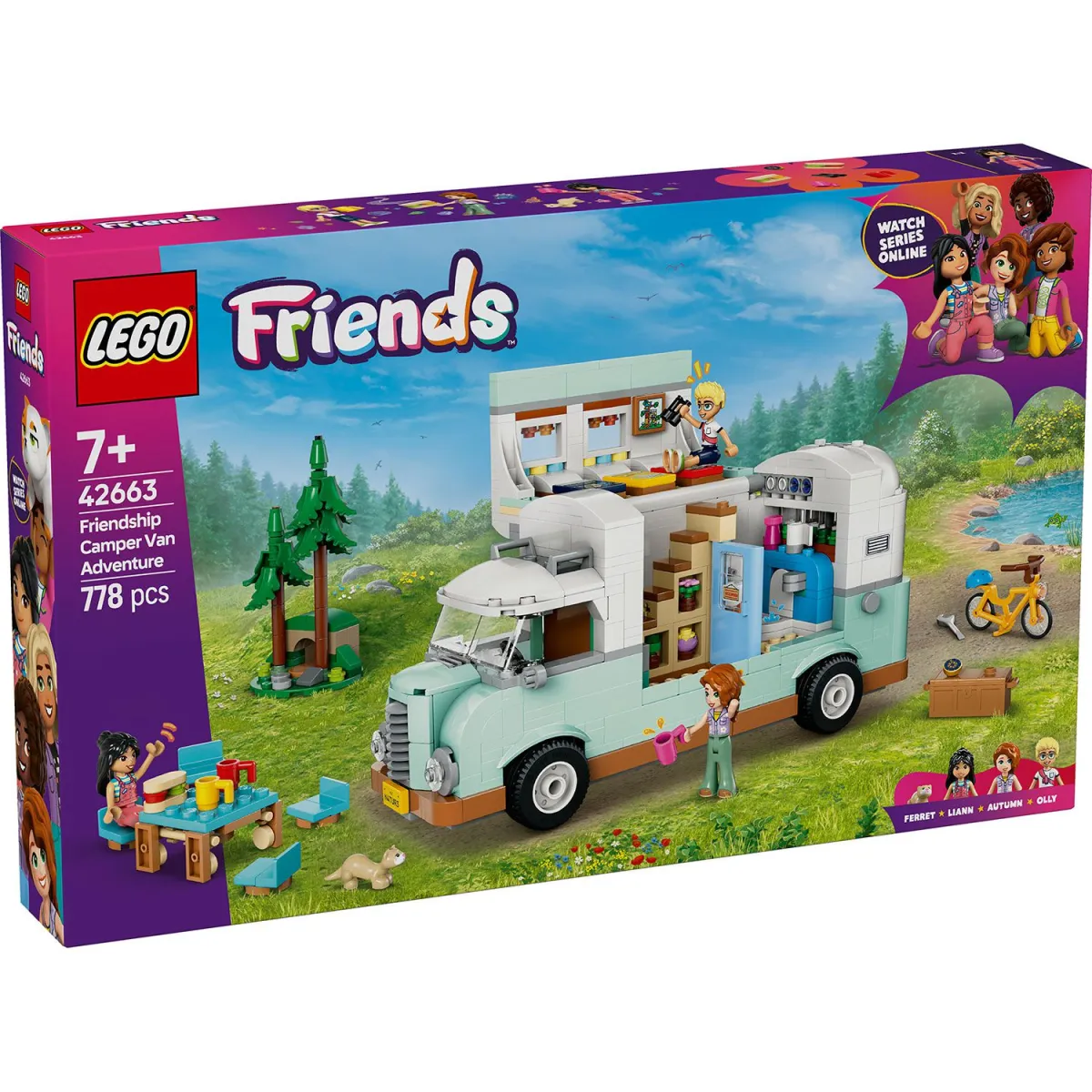 LEGO 42663 Περιπέτεια με το Τροχόσπιτο της Φιλίας