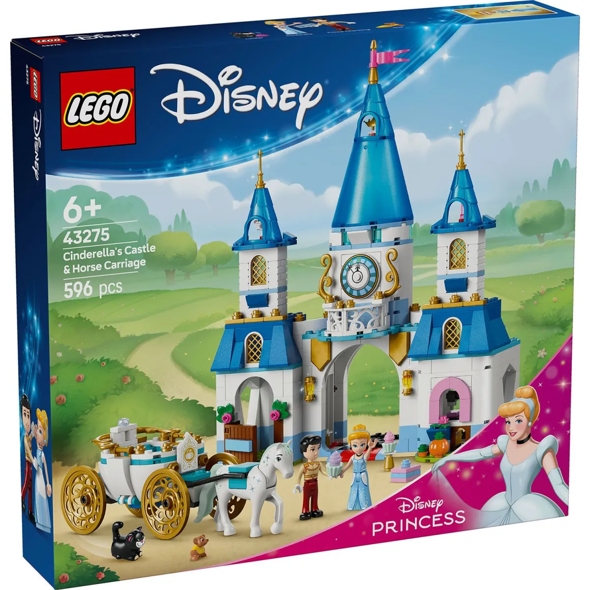 LEGO 43275 Cinderella'S Castle & Horse Carriage