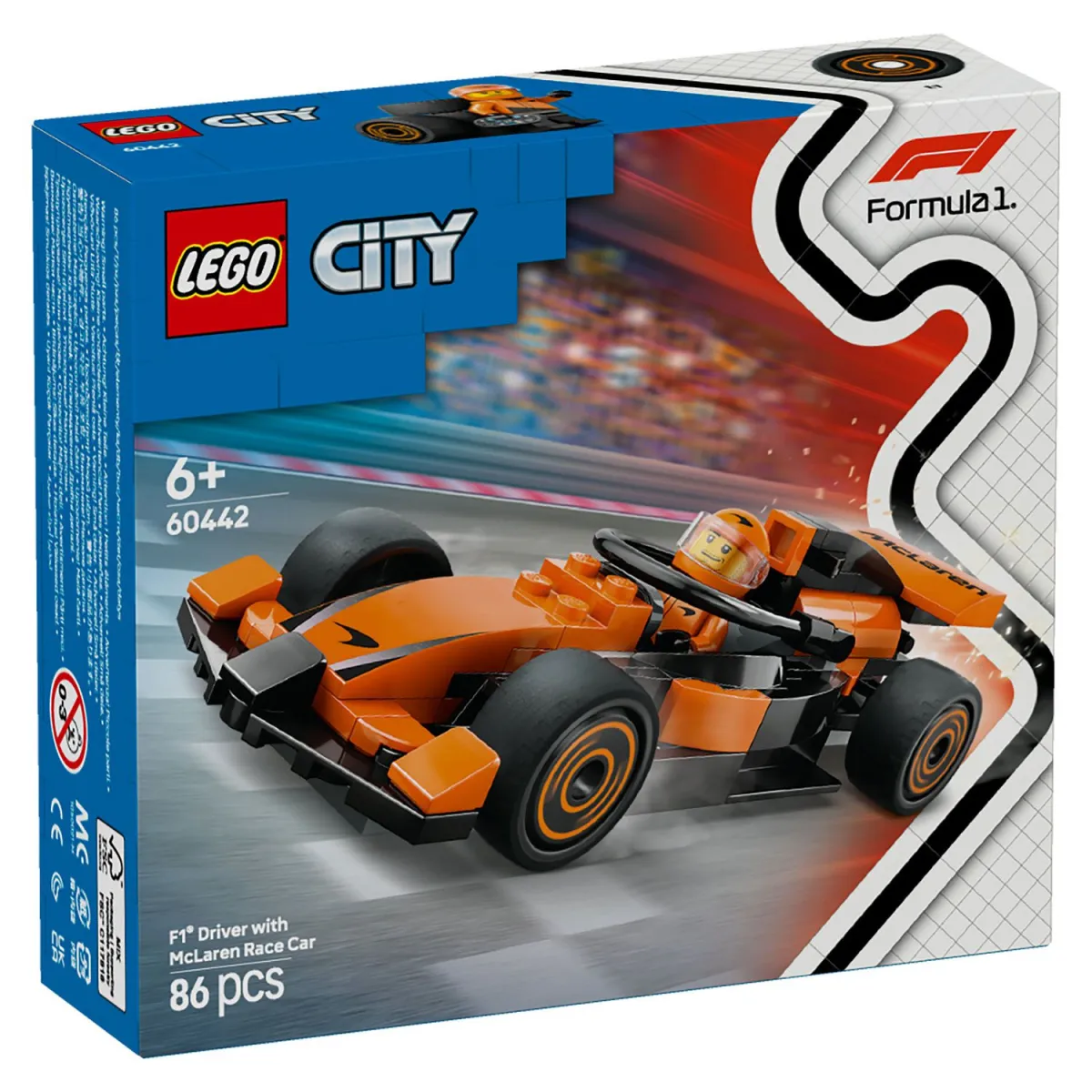 LEGO 60442 F1® Driver with McLaren Race Car