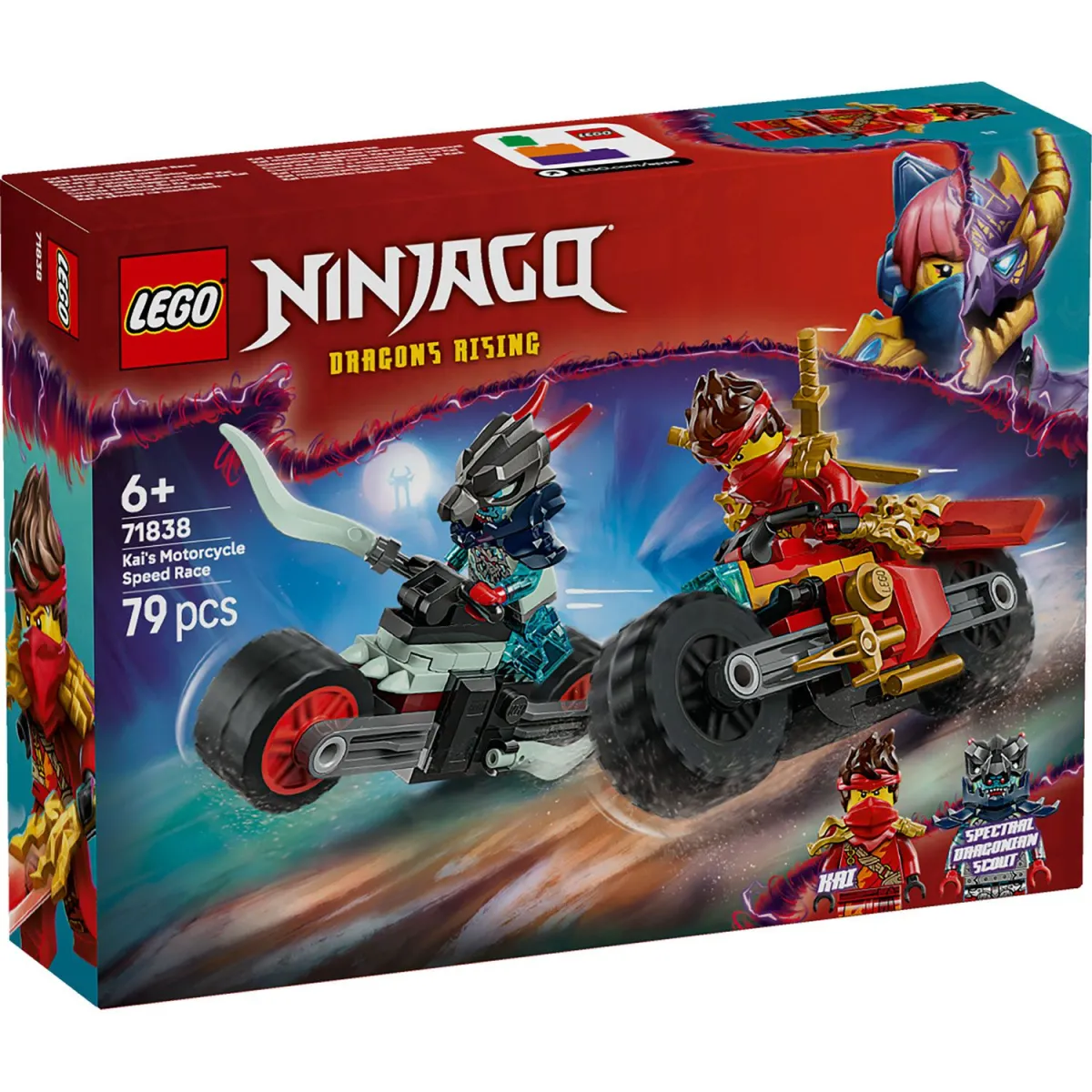 LEGO 71838 Kai'S Motorcycle Speed Race