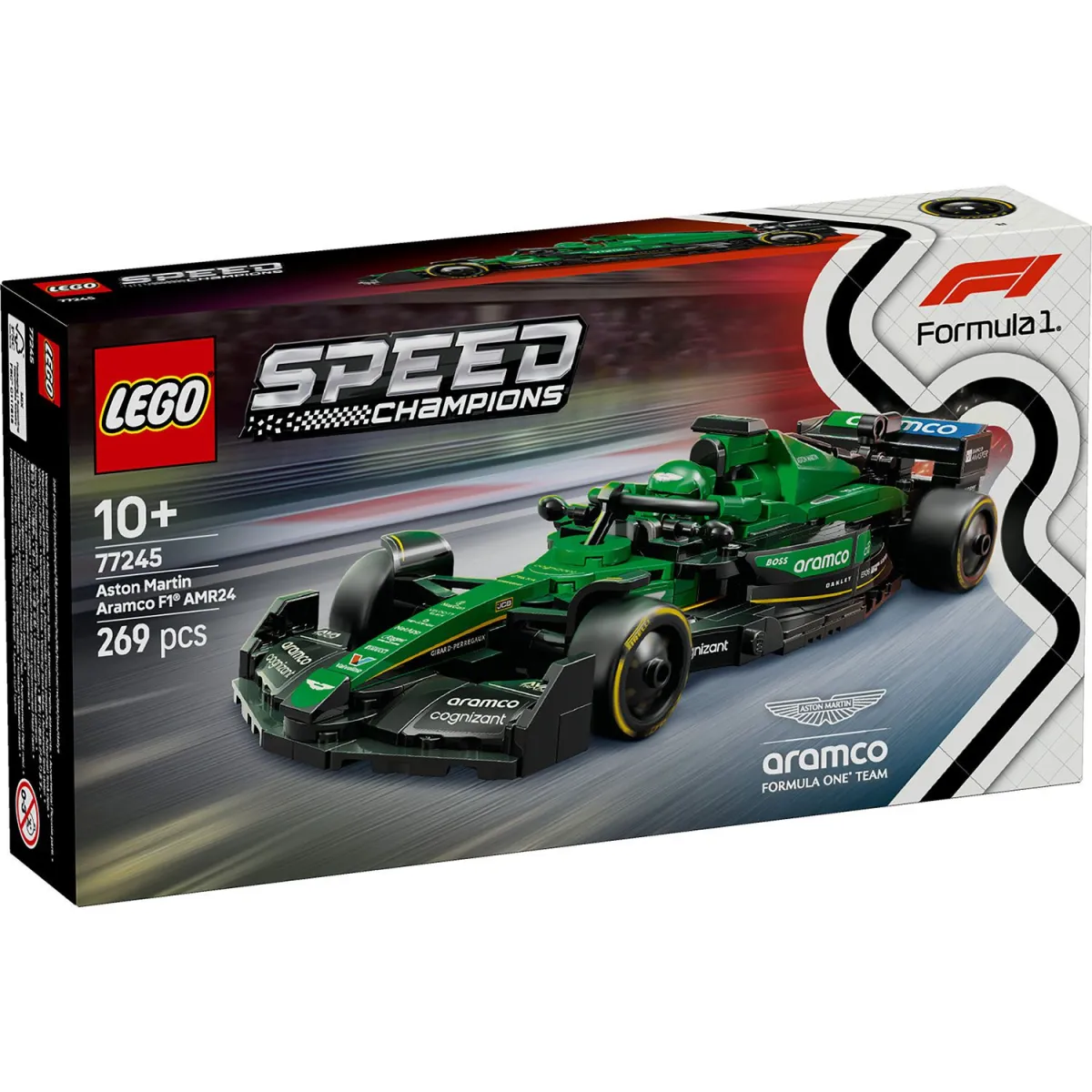 LEGO 77245 Αγωνιστικό Αυτοκίνητο Aston Martin Aramco F1® Amr24