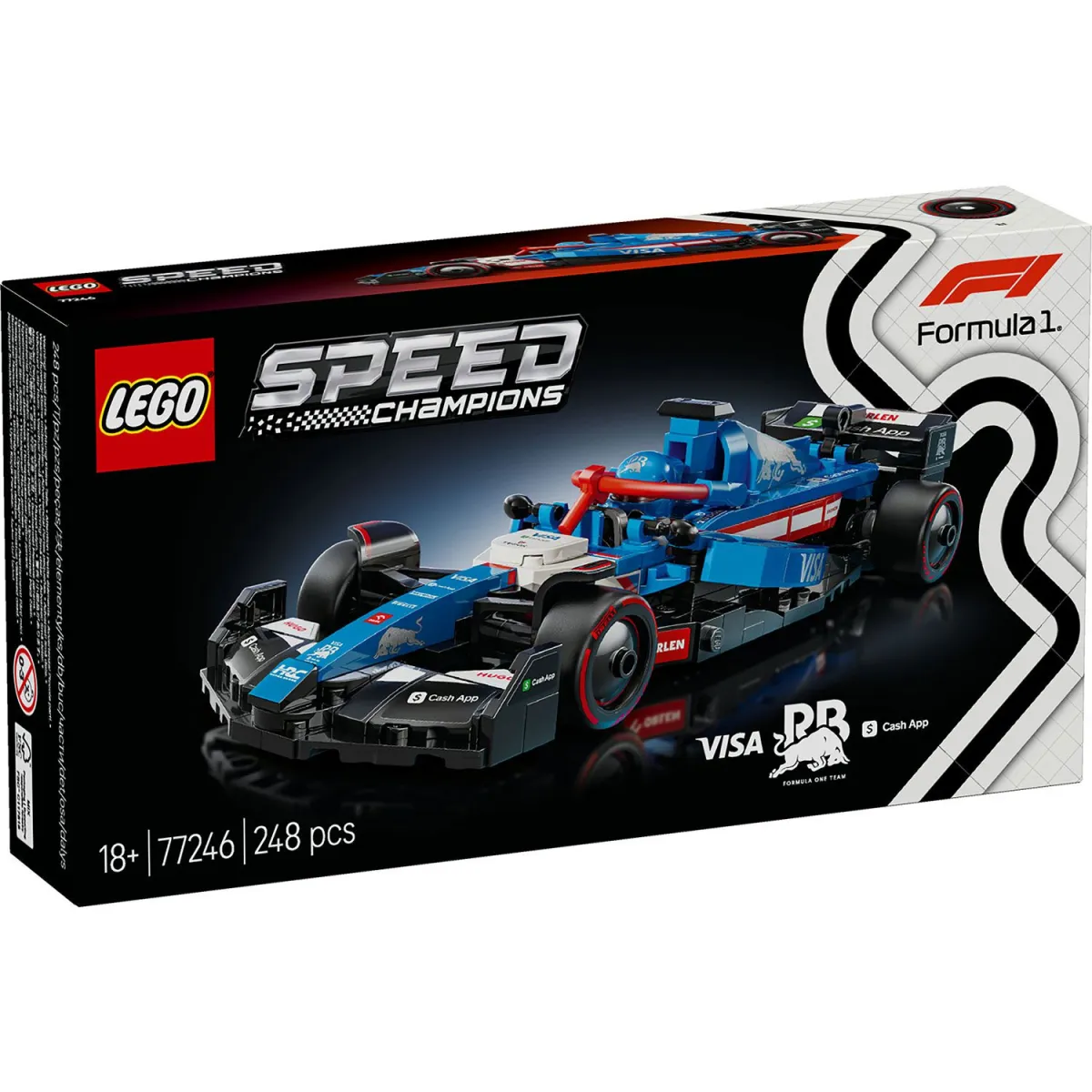 LEGO 77246 Αγωνιστικό Αυτοκίνητο Visa Cash App Rb Vcarb 01 F1®