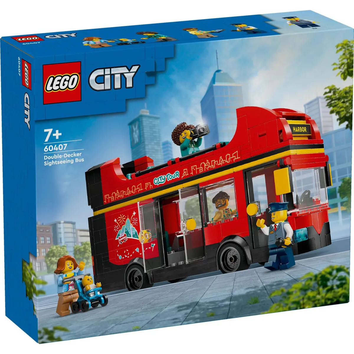 LEGO City Κόκκινο Διώροφο Λεωφορείο Ξενάγησης, Παιχνίδι 60407