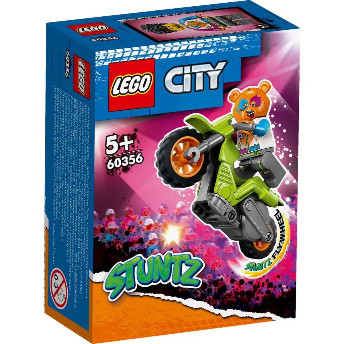 LEGO City Bear Stunt Bike 60356