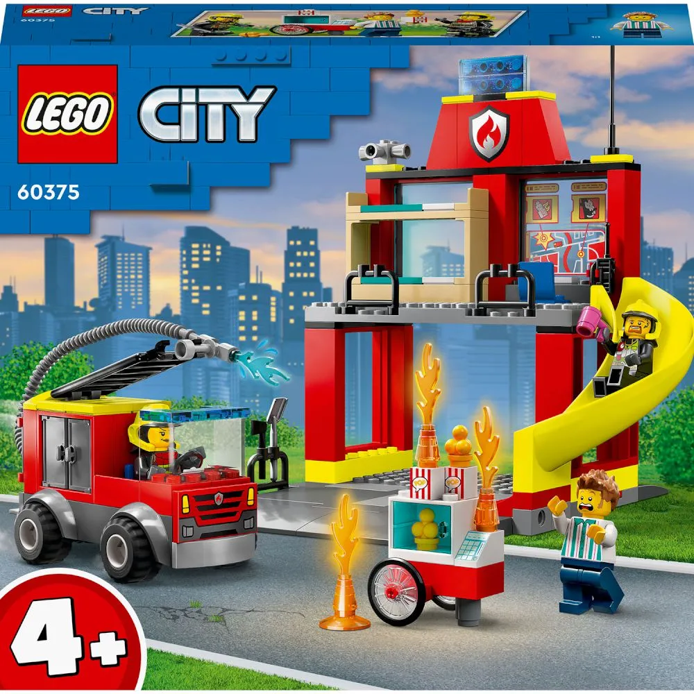 LEGO City Fire Station and Fire Truck 60375