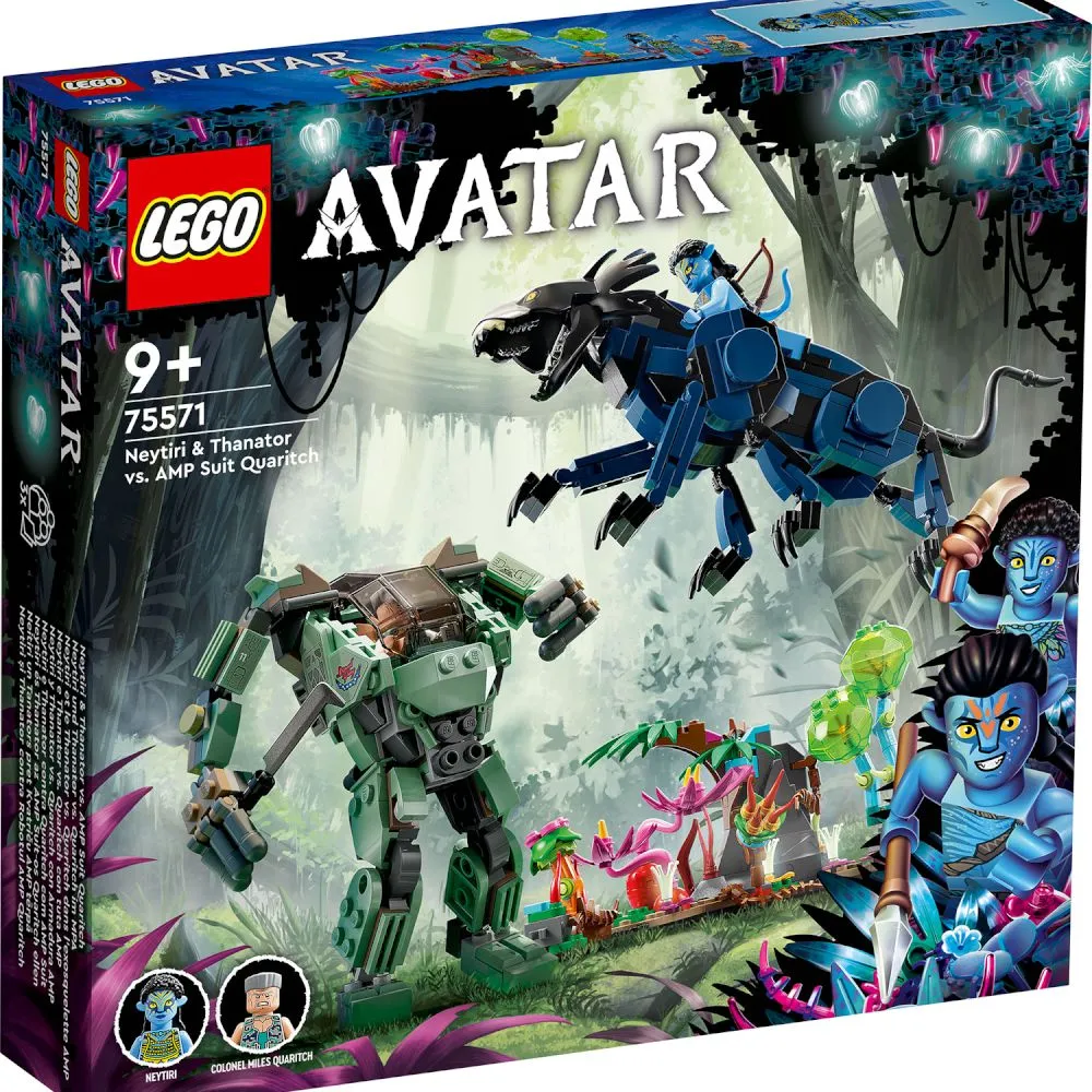 LEGO Coconut Neytiri & Thanator vs. AMP Suit Quaritch 75571