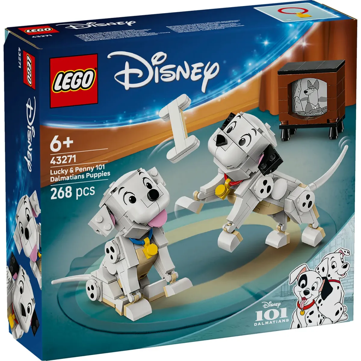 LEGO Disney Κουτάβια Λάκι & Πένι 101 Σκυλιά της Δαλματίας 43271