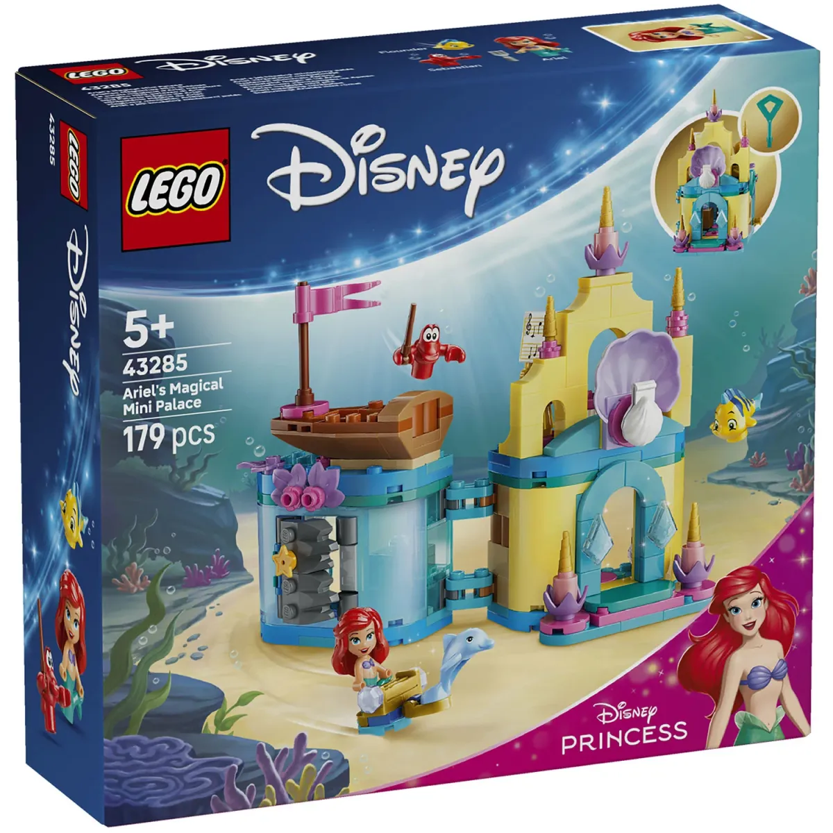 LEGO Disney Princess Μαγικό Μίνι Παλάτι της Άριελ 43285