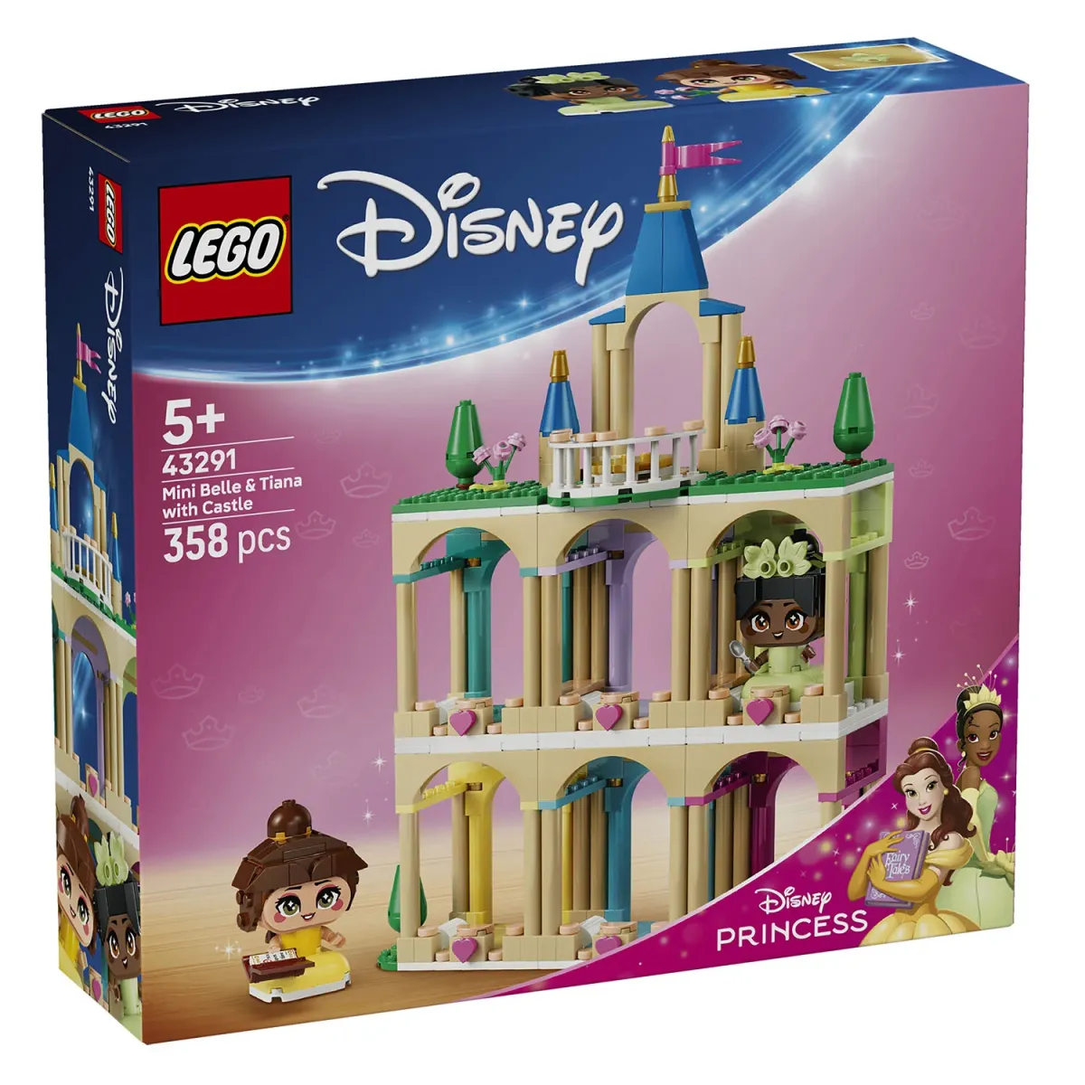 LEGO Disney Princess Μίνι Μπελ & Τιάνα με Κάστρο 43291