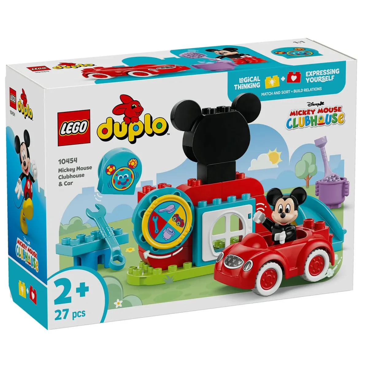 LEGO DUPLO® Η Λέσχη & το Αυτοκίνητο του Μίκυ Μάους 10454
