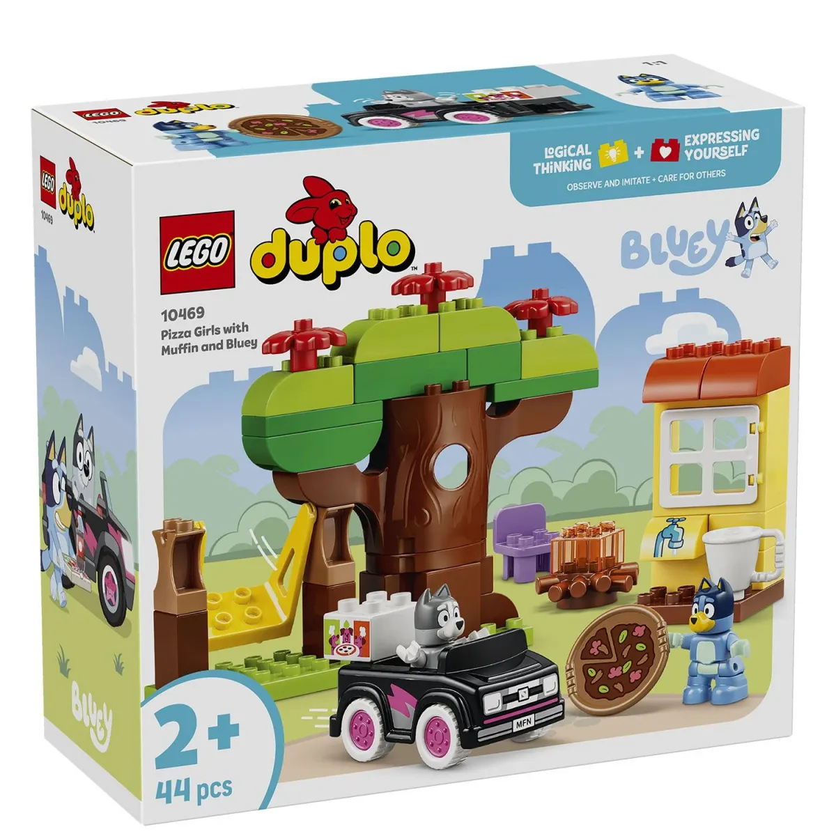 LEGO  DUPLO® Bluey Η Μάφιν και η Μπλούι Φτιάχνουν Πίτσες 10469