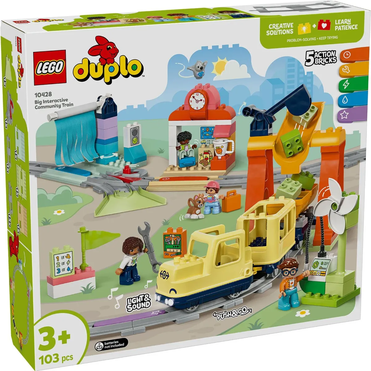 LEGO DUPLO® Town Μεγάλο Διαδραστικό Κοινοτικό Τρένο 10428