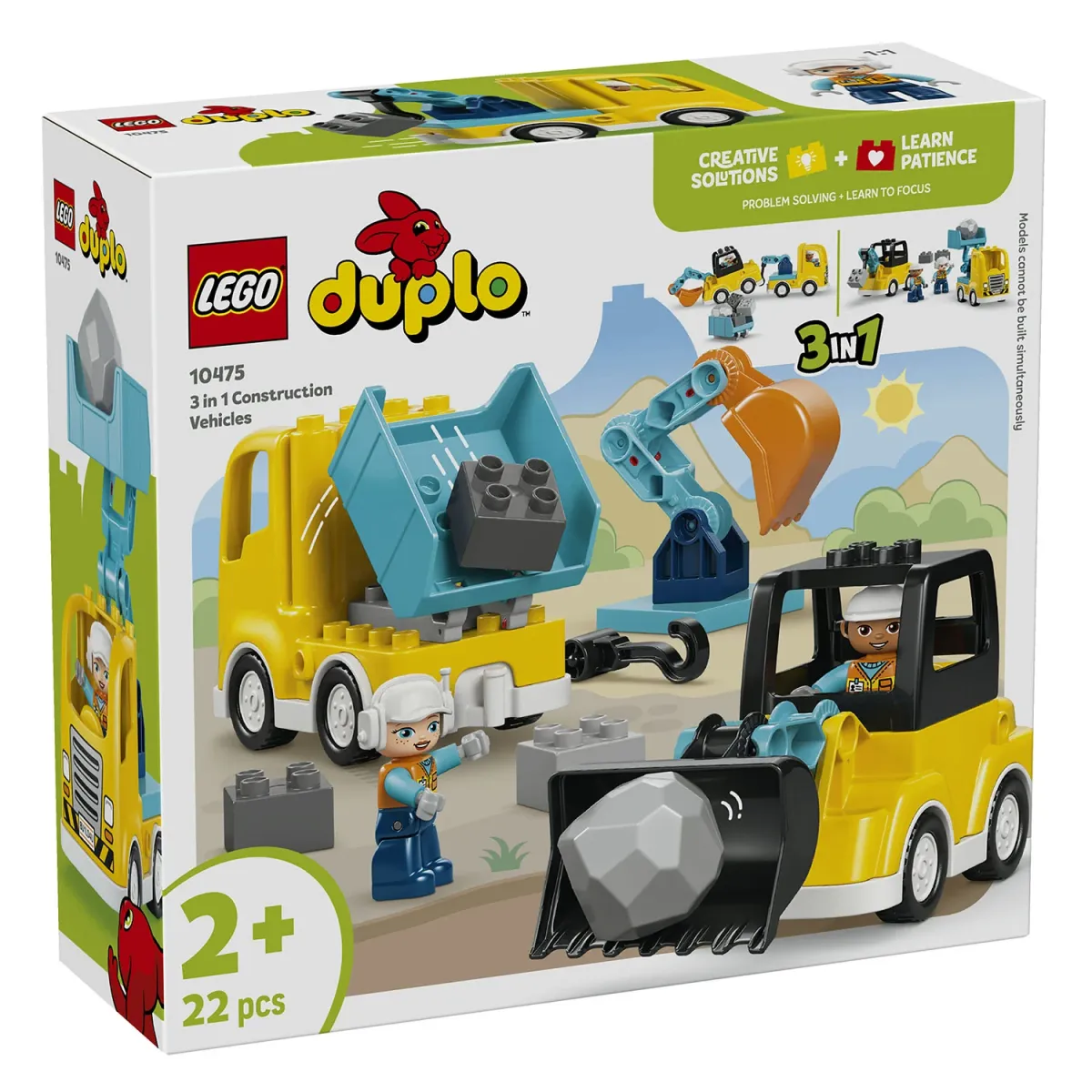 LEGO DUPLO® Town 3 σε 1 Οχήματα Κατασκευών 10475