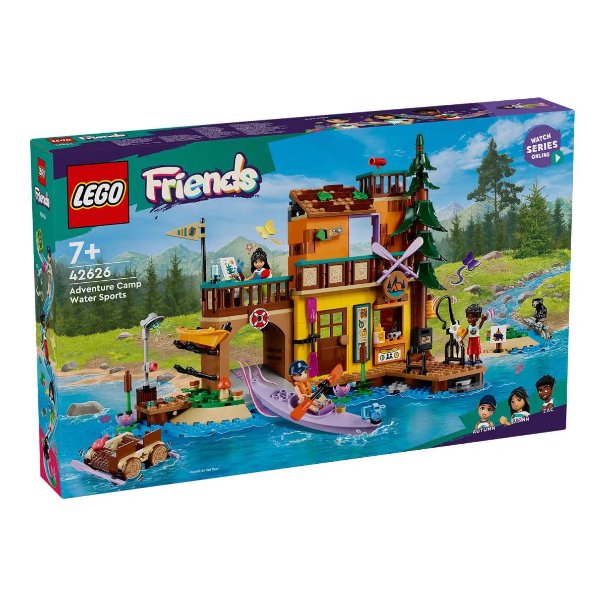 LEGO Friends Θαλάσσια Σπορ στην Κατασκήνωση της Περιπέτειας, Παιχνίδι κατασκευής 42626