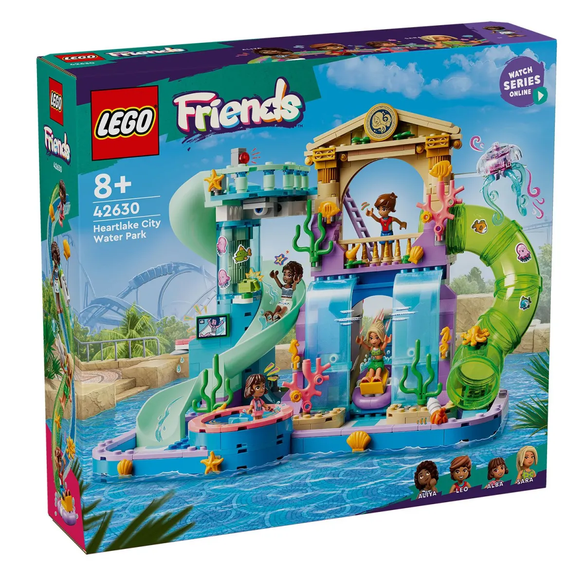 LEGO Friends Πάρκο με Νεροτσουλήθρες της Χάρτλεϊκ Σίτυ, Σετ παιχνιδιού 42630