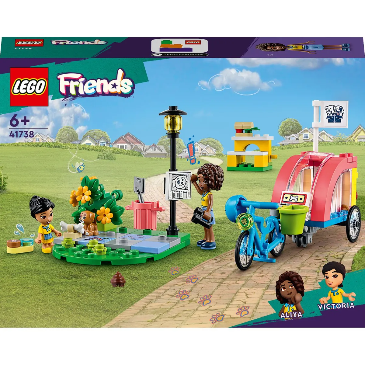 LEGO Friends Dog Rescue Bike 41738