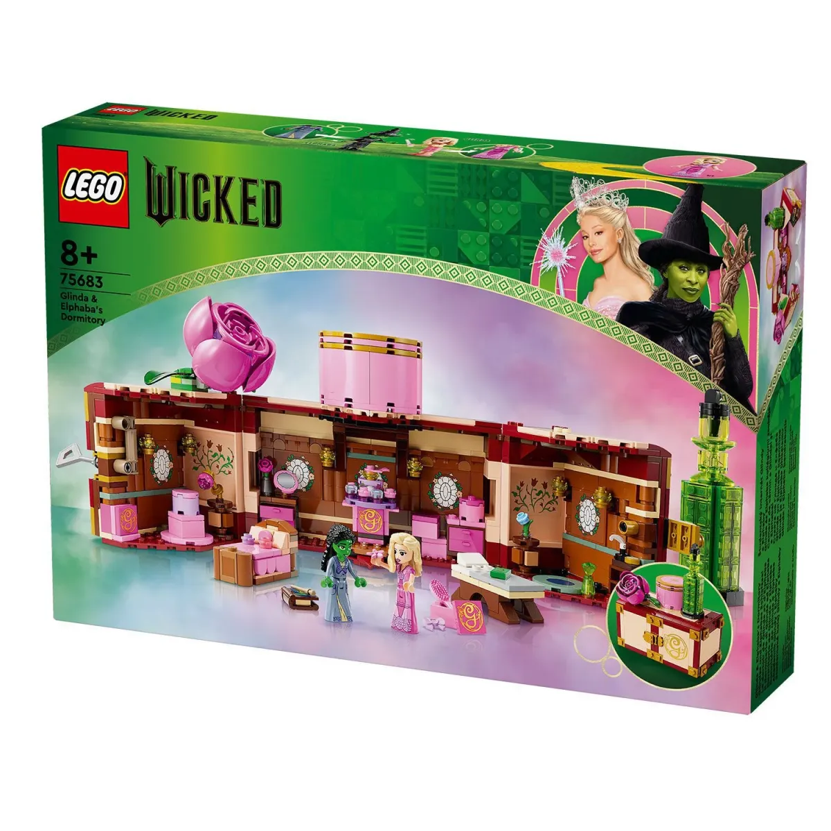 LEGO Wicked Ο Κοιτώνας της Γκλίντα & της Ελφάμπα 75683