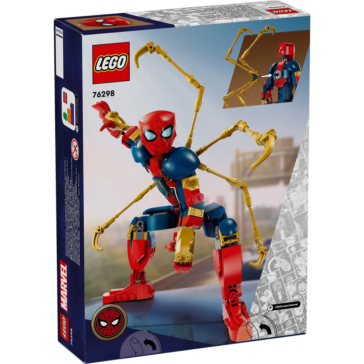 LEGO Iron Spider-Man Construction Figure 76298