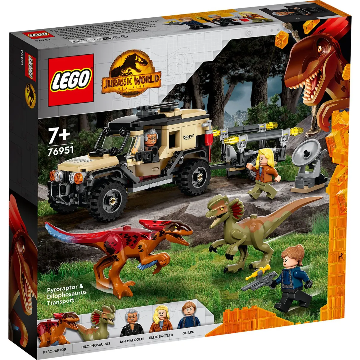 LEGO Jurassic World Pyroraptor & Dilophosaurus 76951
