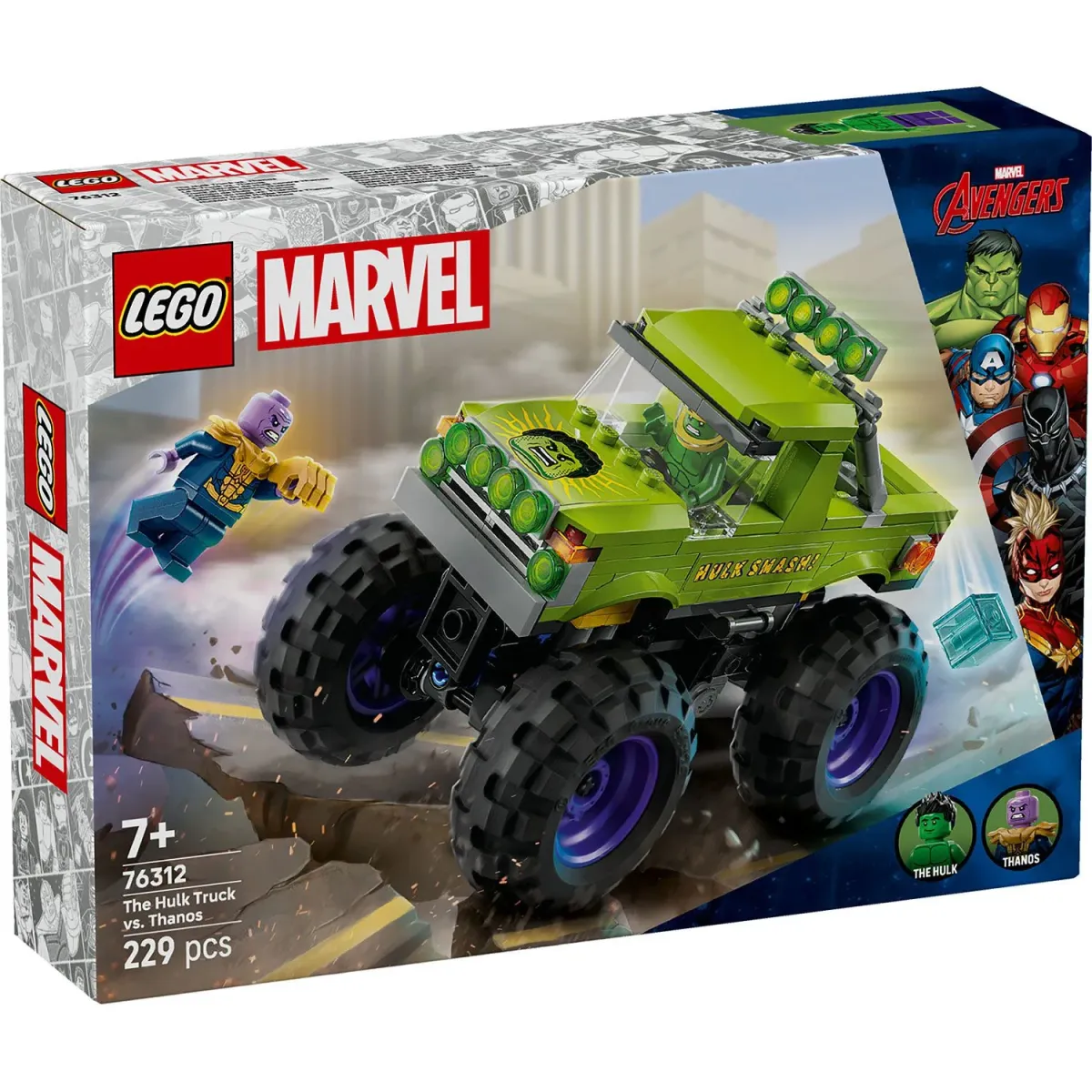 LEGO Marvel Το Φορτηγό του Χαλκ εναντίον Θάνος 76312