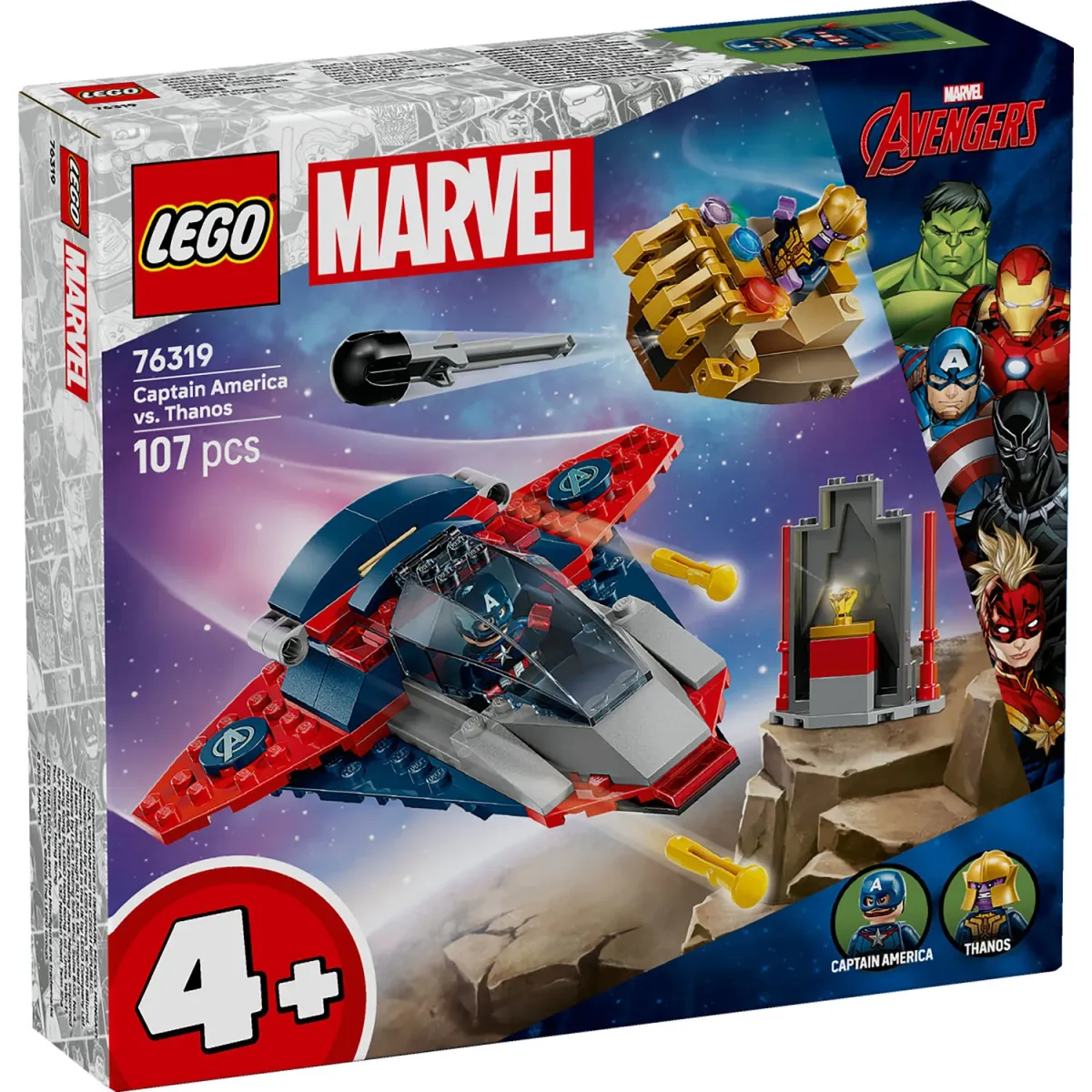 LEGO Marvel Captain America vs. Θάνος με 2 μίνι φιγούρες 76319
