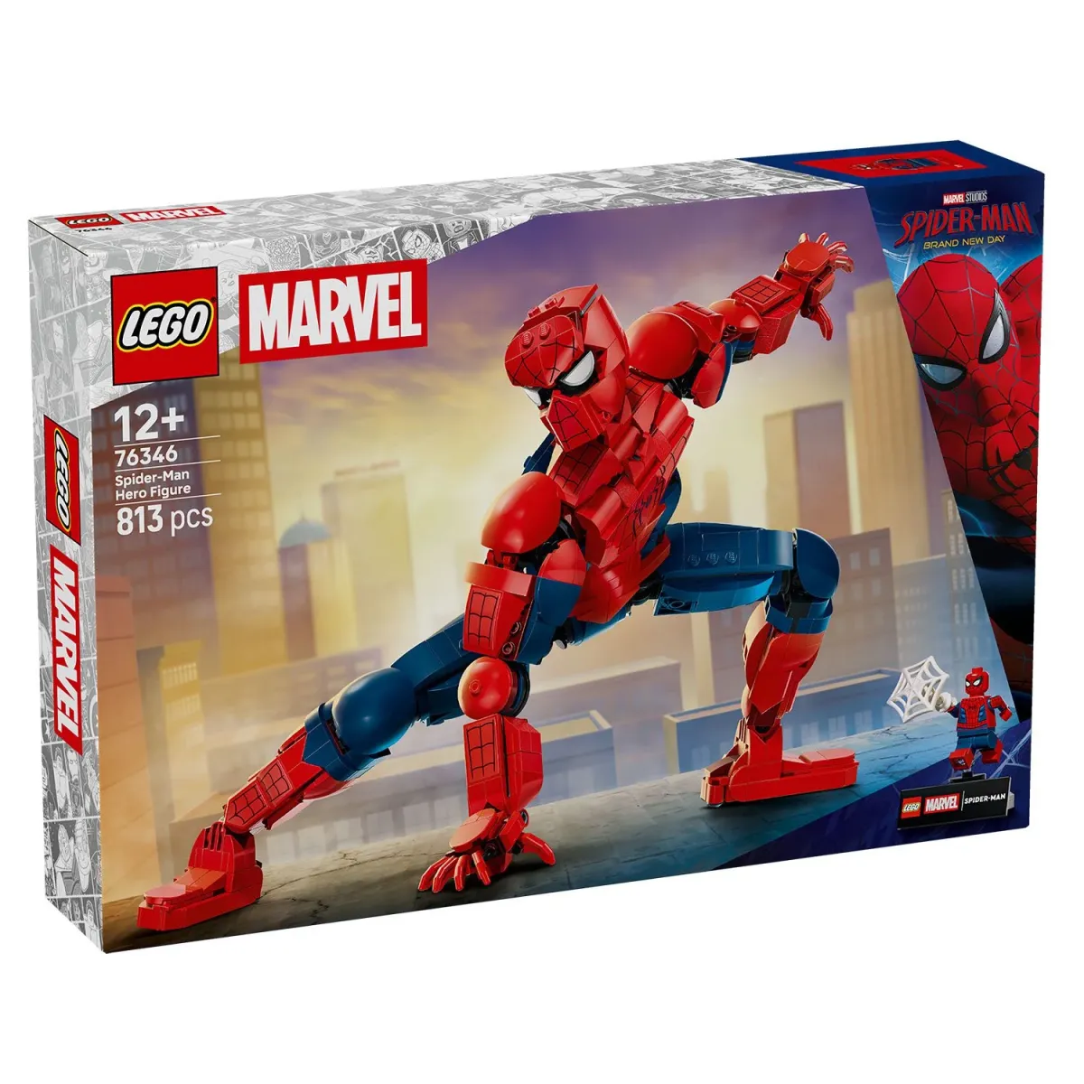 LEGO Marvel Φιγούρα Ήρωα Σπάιντερ-Μαν 76346