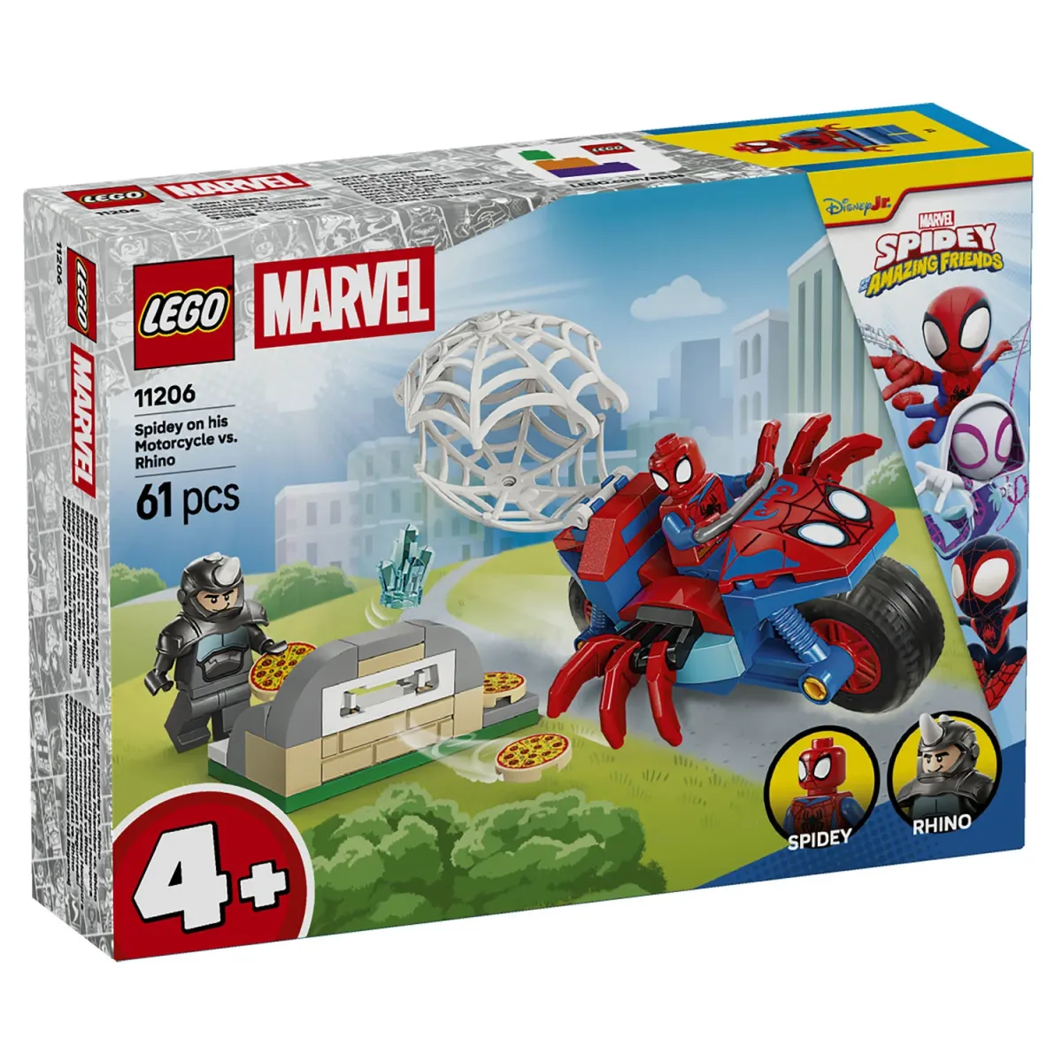LEGO  Marvel Spidey And His Amazing Friends Spidey vs. Ράινο 11206