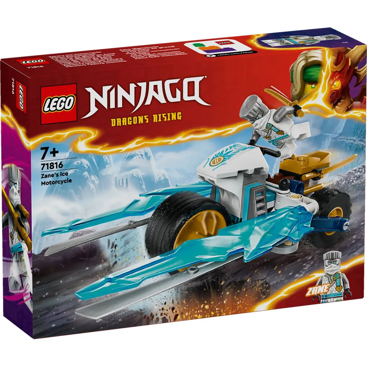 LEGO NINJAGO Μοτοσικλέτα Πάγου του Ζέιν, Σετ παιχνιδιού 71816