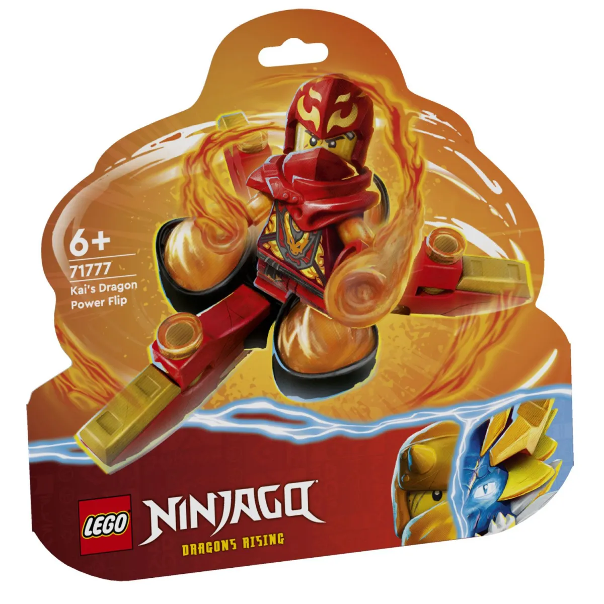 LEGO Ninjago Kai's Dragon Power Spinjitsu Flip 71777