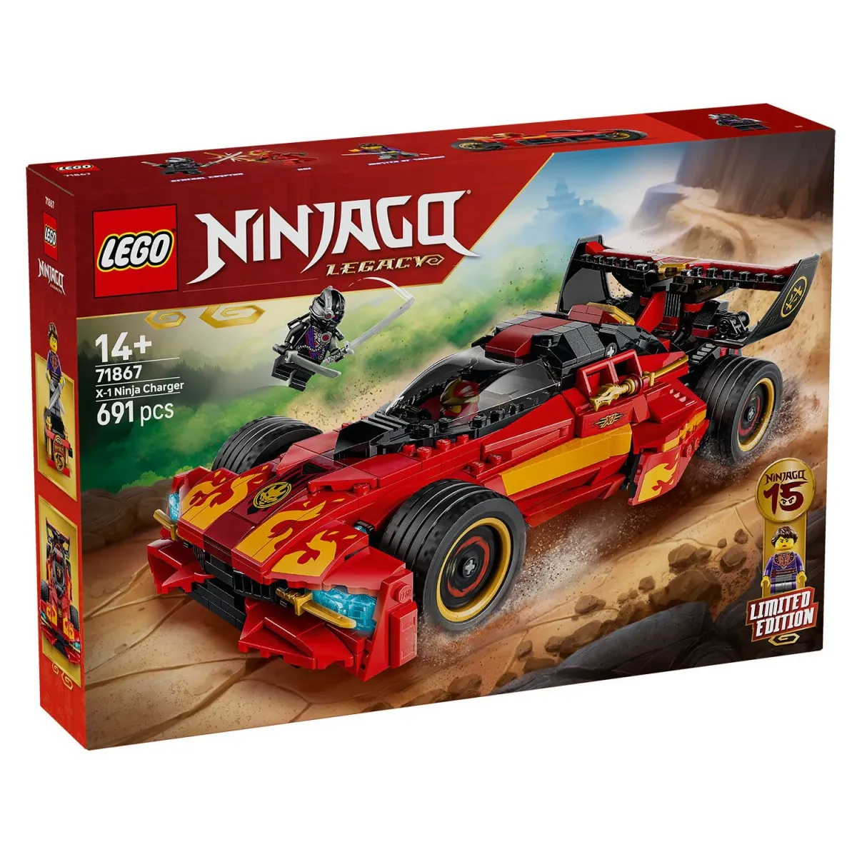 LEGO  NINJAGO® Εφόρμηση X-1 Νίντζα 15η Επέτειος 71867