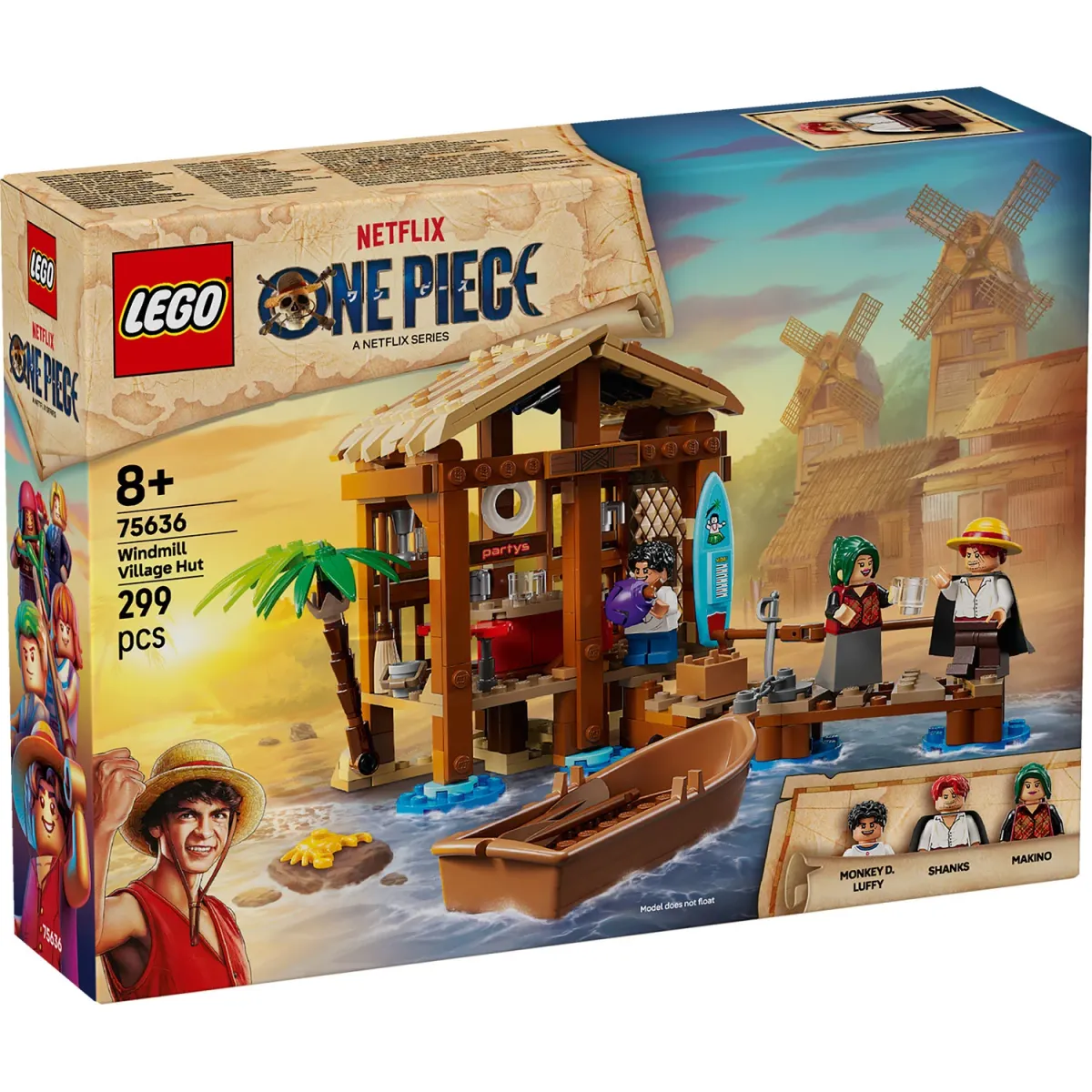 LEGO ONE PIECE Καλύβα στο Γουίντμιλ Βίλατζ 75636