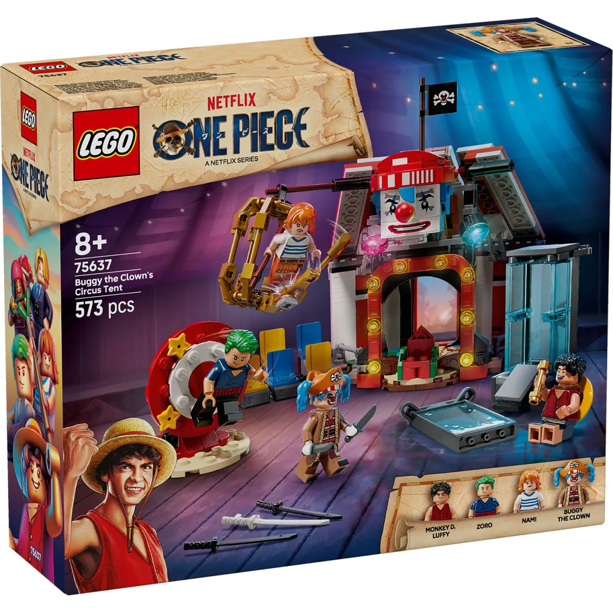 LEGO ONE PIECE Τέντα Τσίρκου του Μπάγκι του Κλόουν 75637