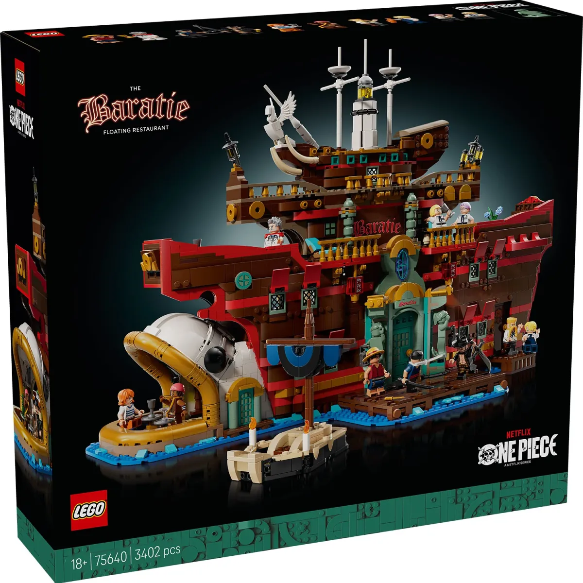 LEGO ONE PIECE Πλωτό Εστιατόριο Μπαράτιε 75640